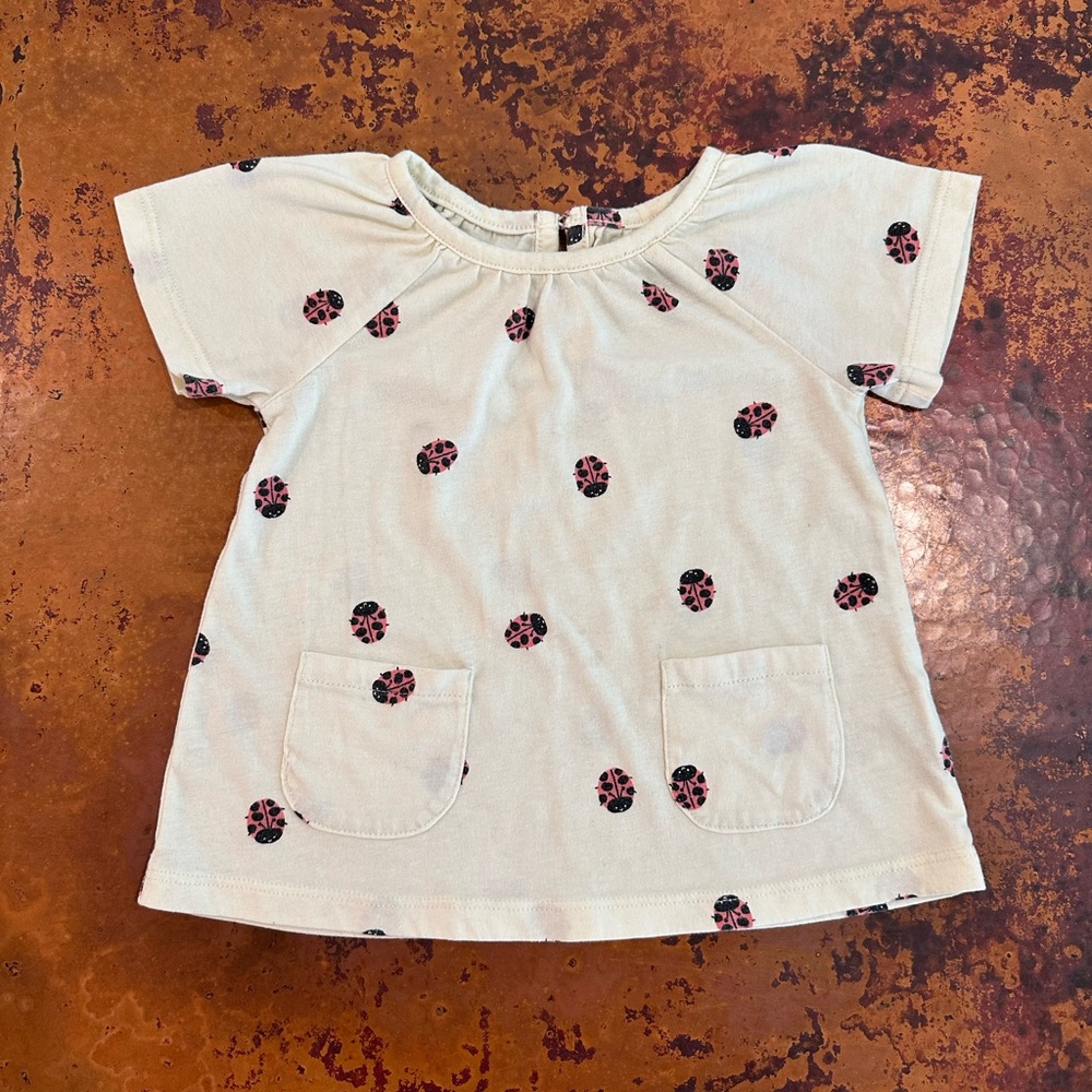 Ladybug Shirt with Pockets